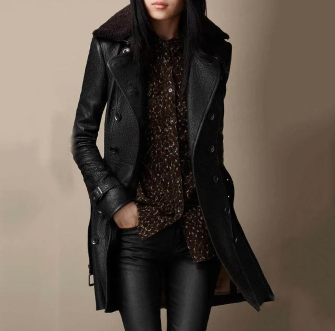 Vincentine™ - Veste en Cuir Luxueuse pour Femmes