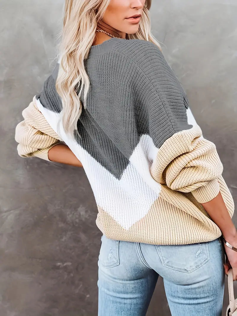 Geena - Elegant Pullover à manches longues pour femmes