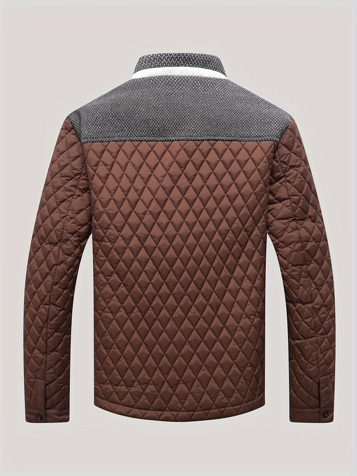 Eden | Veste coupe-vent élégante avec motif Argyle élégant