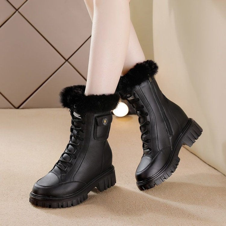 Lene - Bottes à collet élégant pour dames