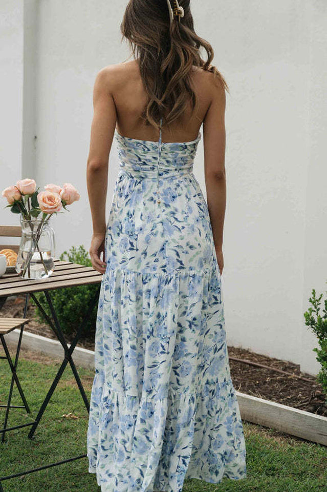 Sophie Robe Longue Dos Nu – Chic et Intemporelle