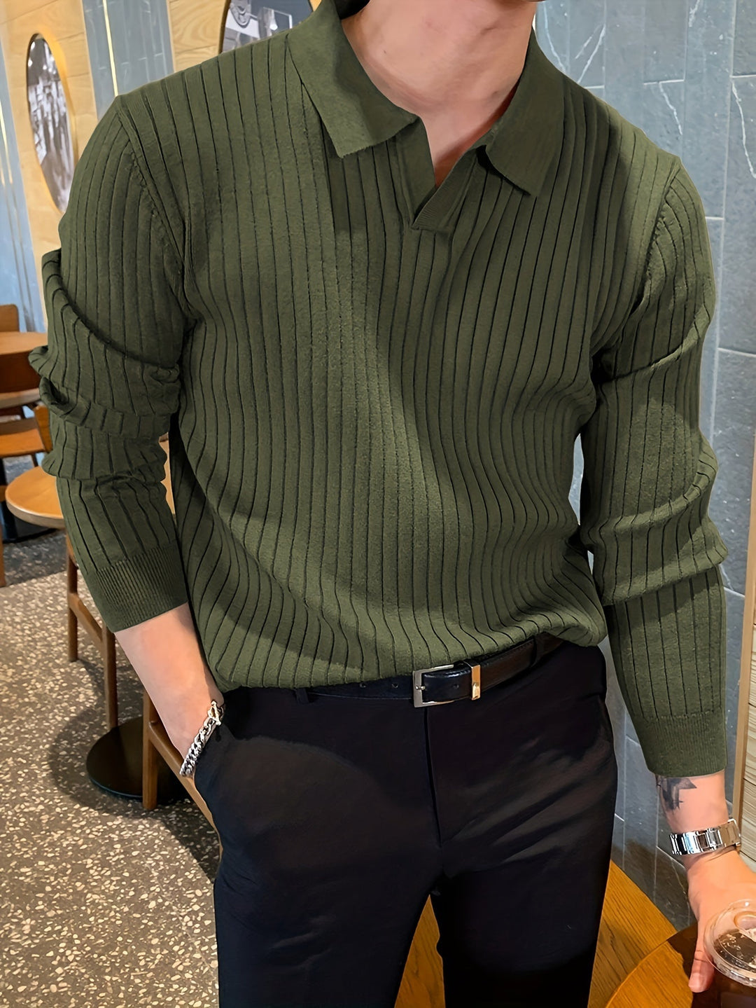 Mauro | Polo à manches longues pour un look tendance