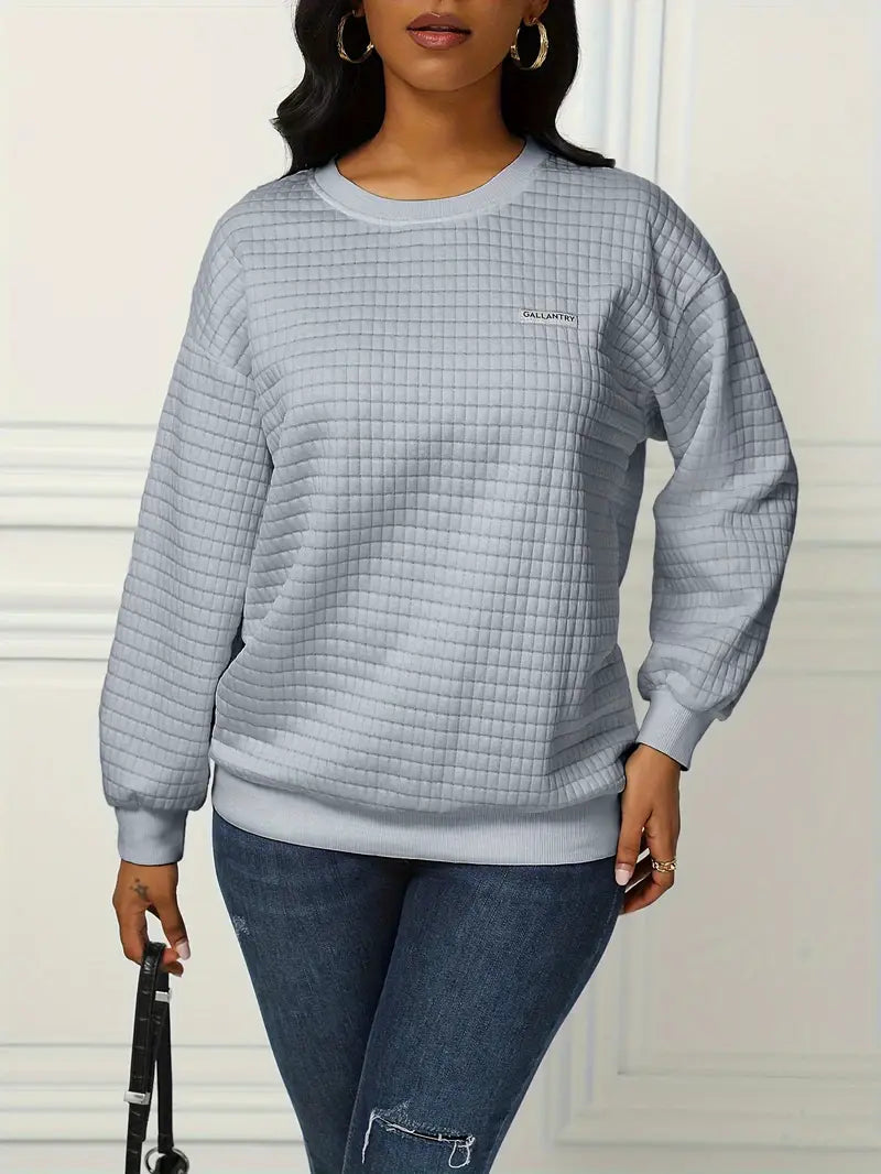 Galadriel - Pull gaufré élégant et confortable pour femmes