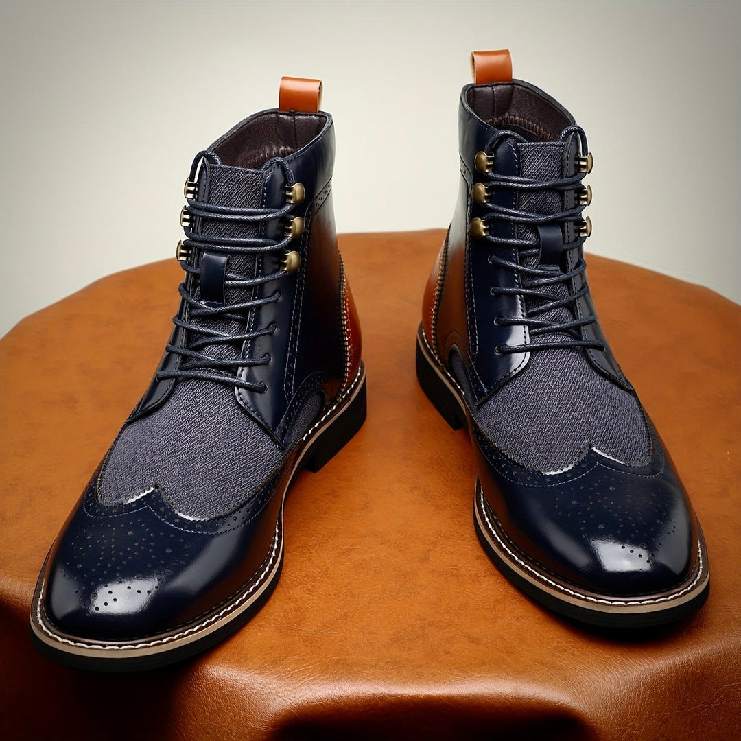 Bottes en cuir Oxford Hawk Premium pour un confort élégant
