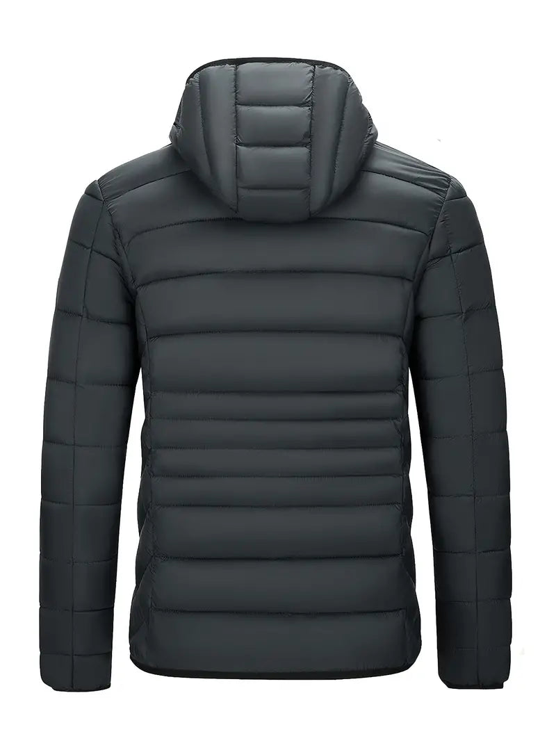 Veste matelassée élégante avec capuche pour hommes - Erik