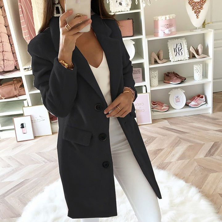 Linda | Manteau d'automne long et élégant pour un look à la mode