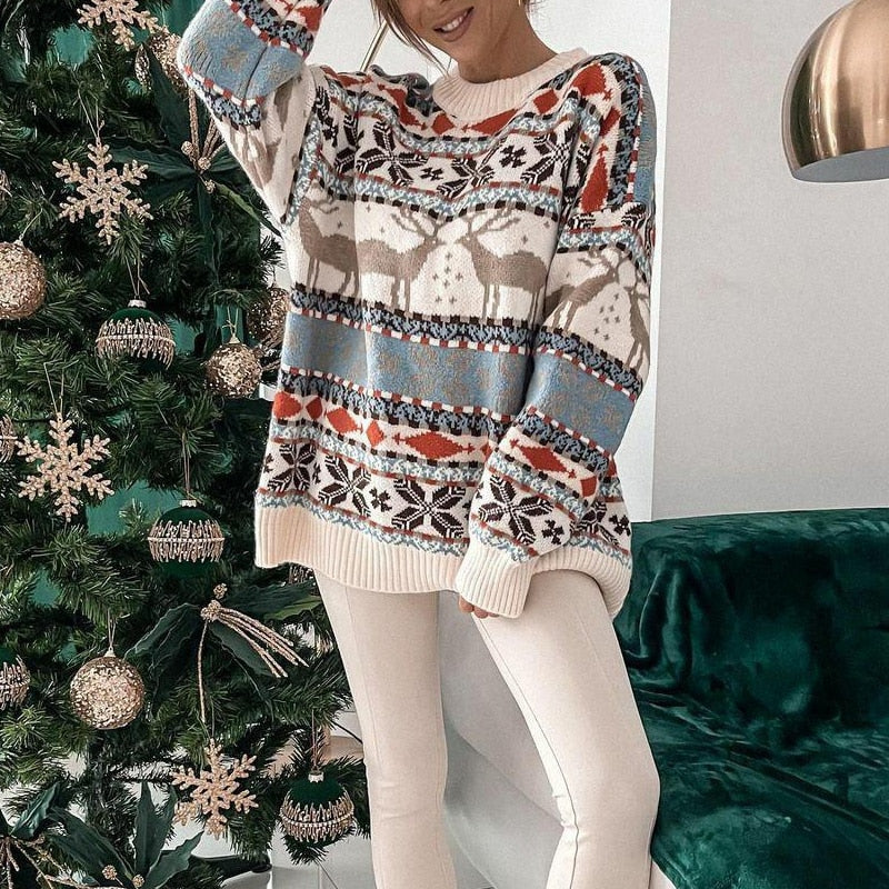 Louisette - Pull féminin confortable et élégant pour les jours d'hiver