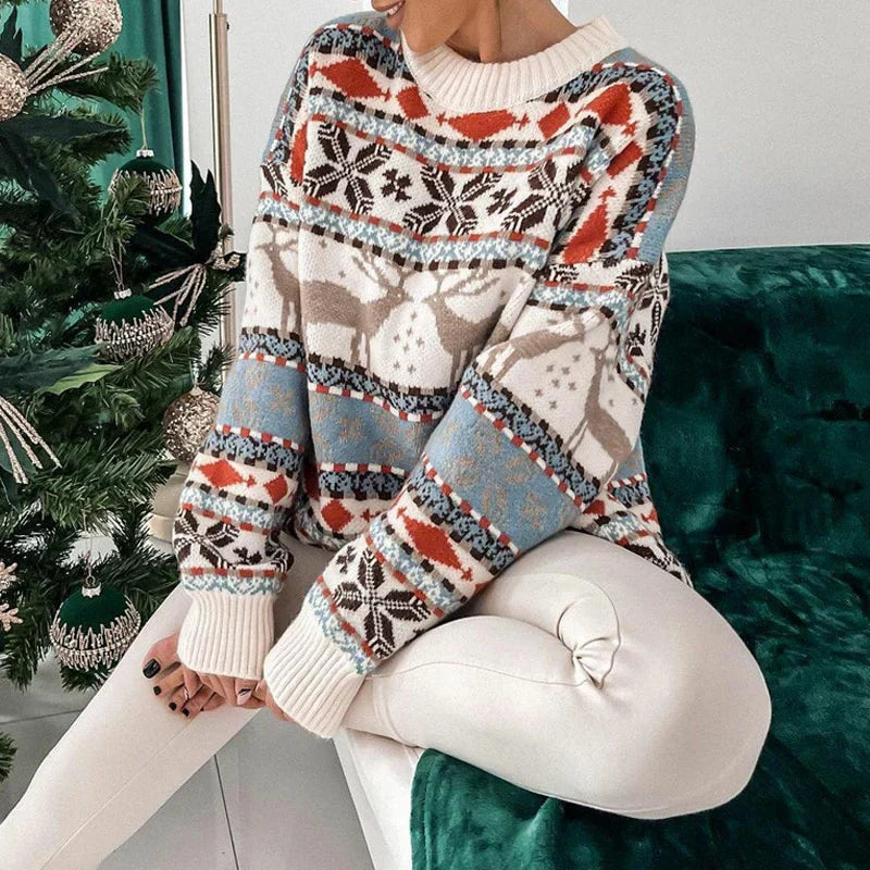 Louisette - Pull féminin confortable et élégant pour les jours d'hiver