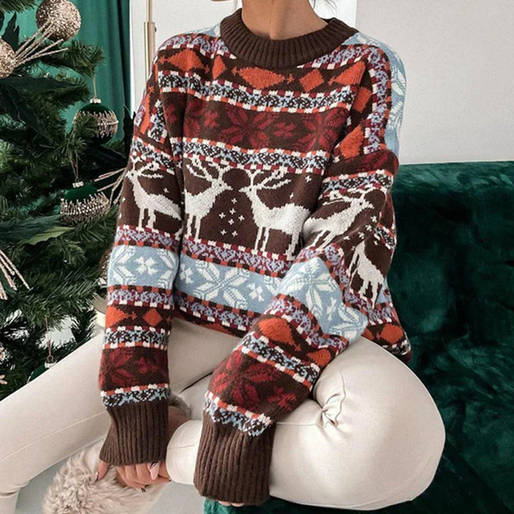 Louisette - Pull féminin confortable et élégant pour les jours d'hiver
