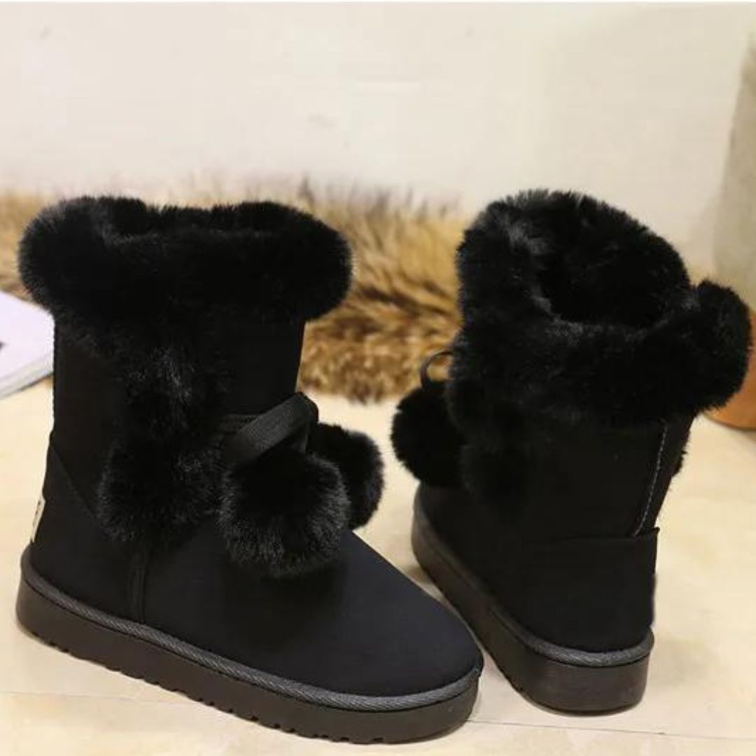 Bottes élégantes en fourrure pour femmes - Ina Fashion