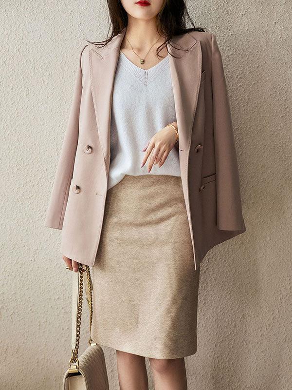 Beatrice - Pull de luxe à col en V en cachemire doux pour femmes