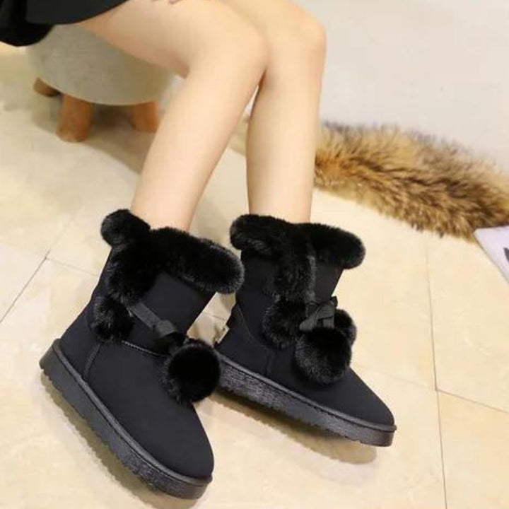 Bottes élégantes en fourrure pour femmes - Ina Fashion