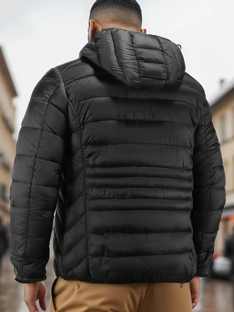 Veste matelassée élégante avec capuche pour hommes - Erik
