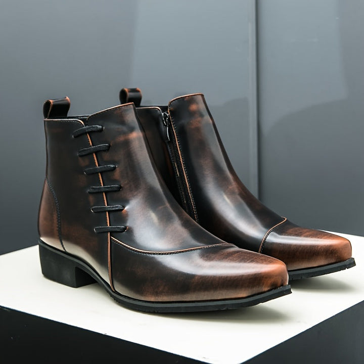 Élevez votre style avec les bottes habillées en cuir Easton
