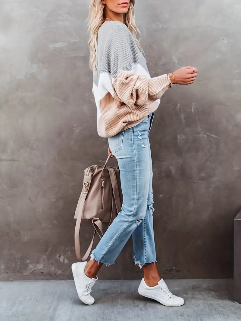 Geena - Elegant Pullover à manches longues pour femmes