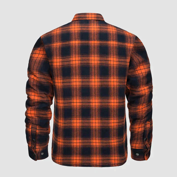 Chemise à carreaux à manches longues Jake pour hommes