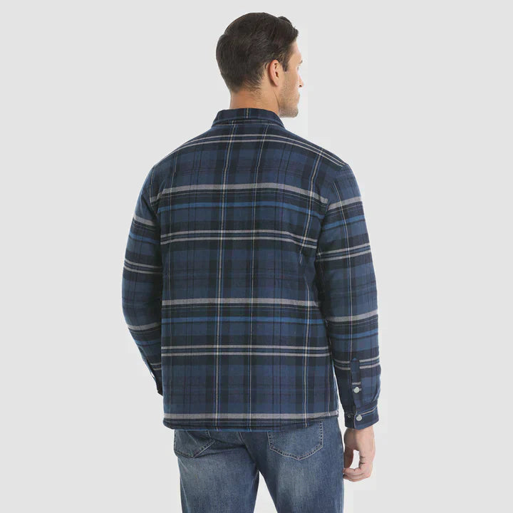 Chemise à carreaux à manches longues Jake pour hommes