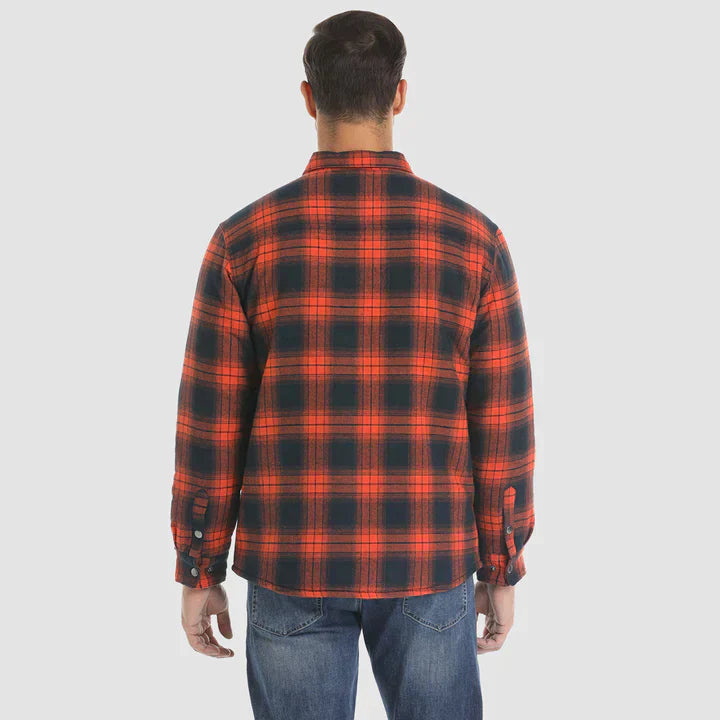 Chemise à carreaux à manches longues Jake pour hommes