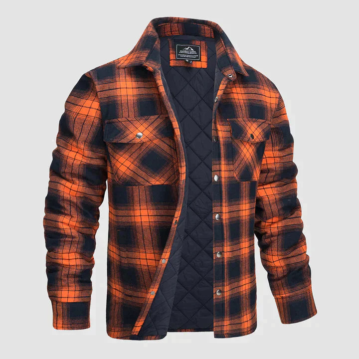 Chemise à carreaux à manches longues Jake pour hommes