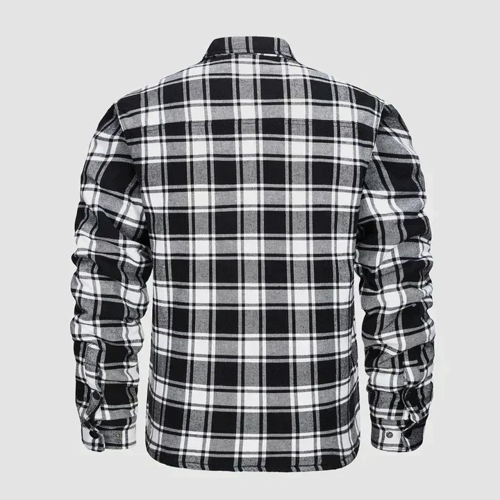 Chemise à carreaux à manches longues Jake pour hommes