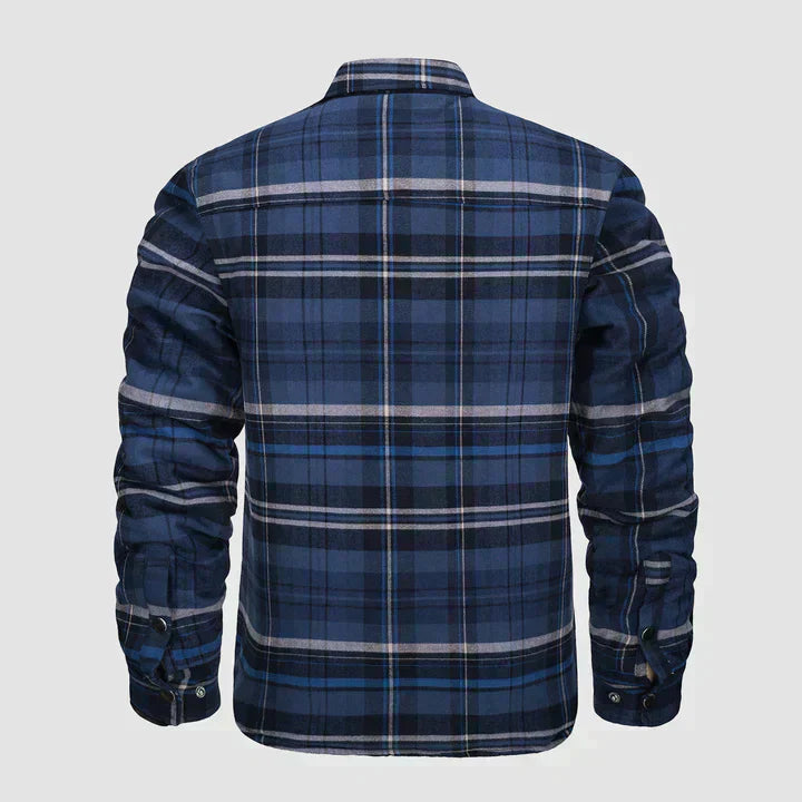 Chemise à carreaux à manches longues Jake pour hommes