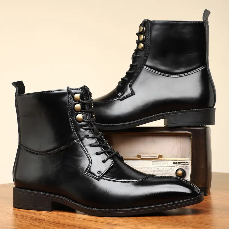 Nash Oxford Leather Ankle Boots - L'élégance intemporelle pour toutes les occasions