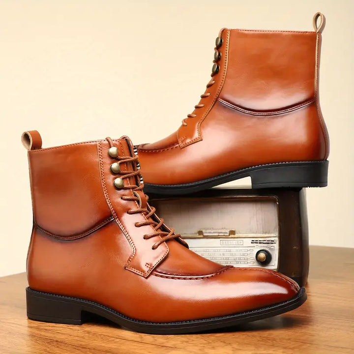 Nash Oxford Leather Ankle Boots - L'élégance intemporelle pour toutes les occasions