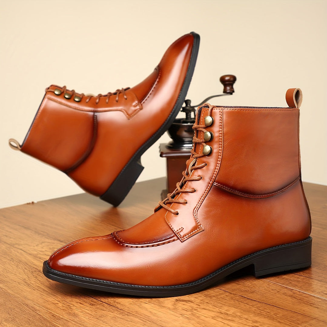 Nash Oxford Leather Ankle Boots - L'élégance intemporelle pour toutes les occasions