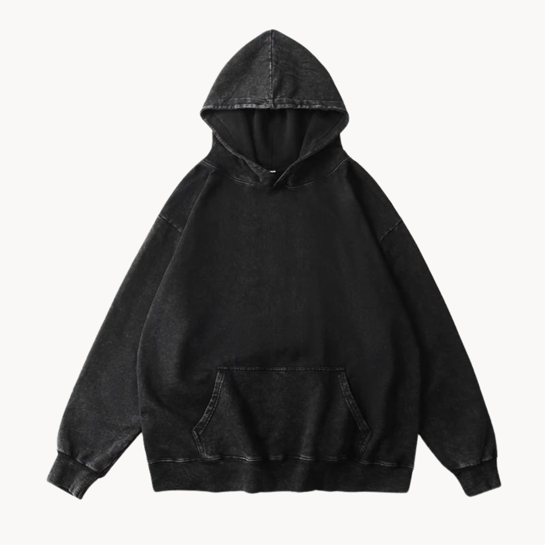 Rowan | Sweat à capuche en coton imprimé rétro avec sweat à capuche confortable