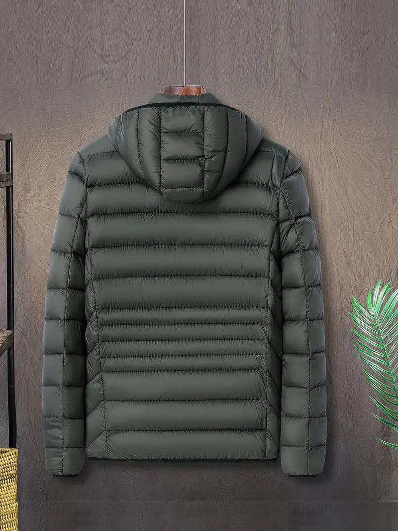 Veste matelassée élégante avec capuche pour hommes - Erik
