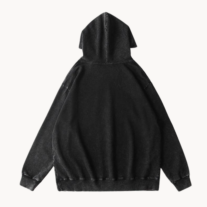 Rowan | Sweat à capuche en coton imprimé rétro avec sweat à capuche confortable