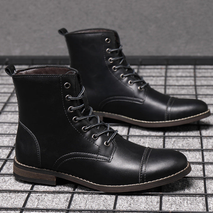 Bottes en cuir véritable Claude pour un style intemporel