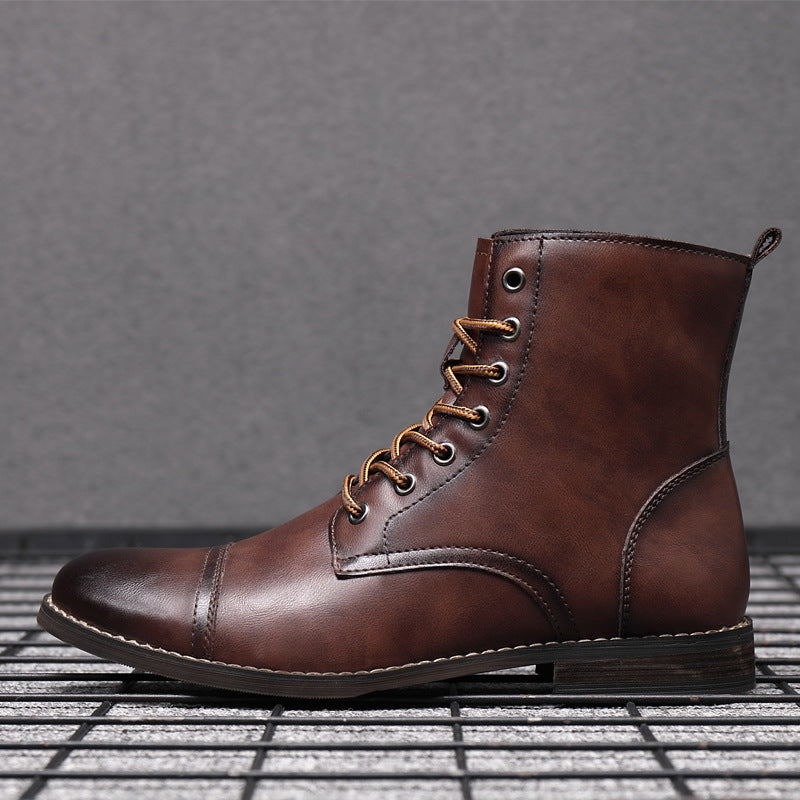 Bottes en cuir véritable Claude pour un style intemporel