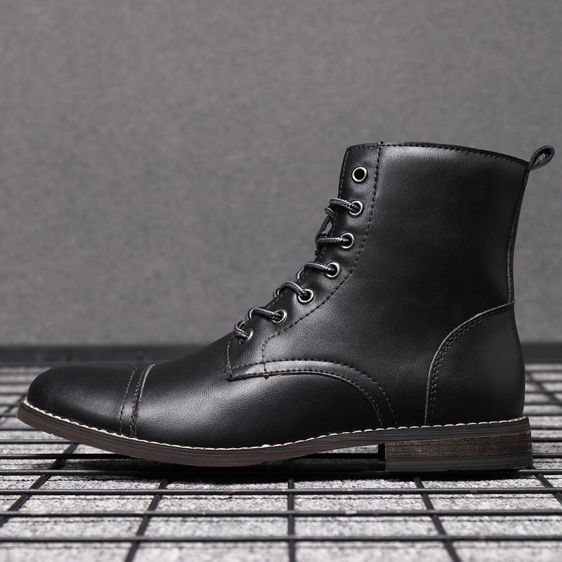 Bottes en cuir véritable Claude pour un style intemporel