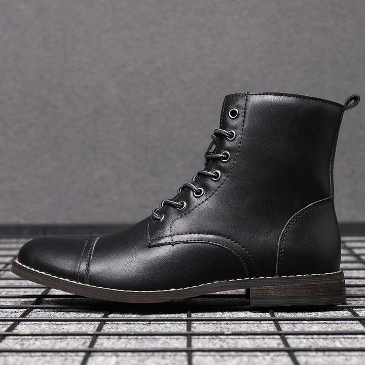 Bottes en cuir véritable Claude pour un style intemporel