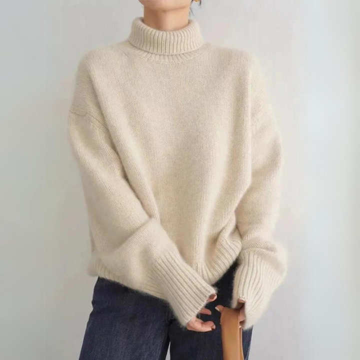 Elise™ – Pull en Maille Doux à Col Roulé