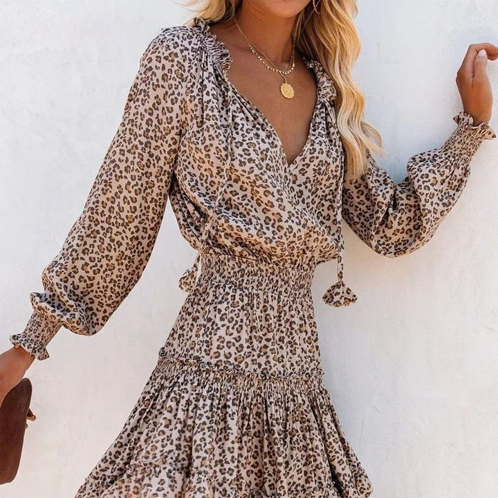 Liona | Robe à imprimé léopard pour femme - Élégant et tendance