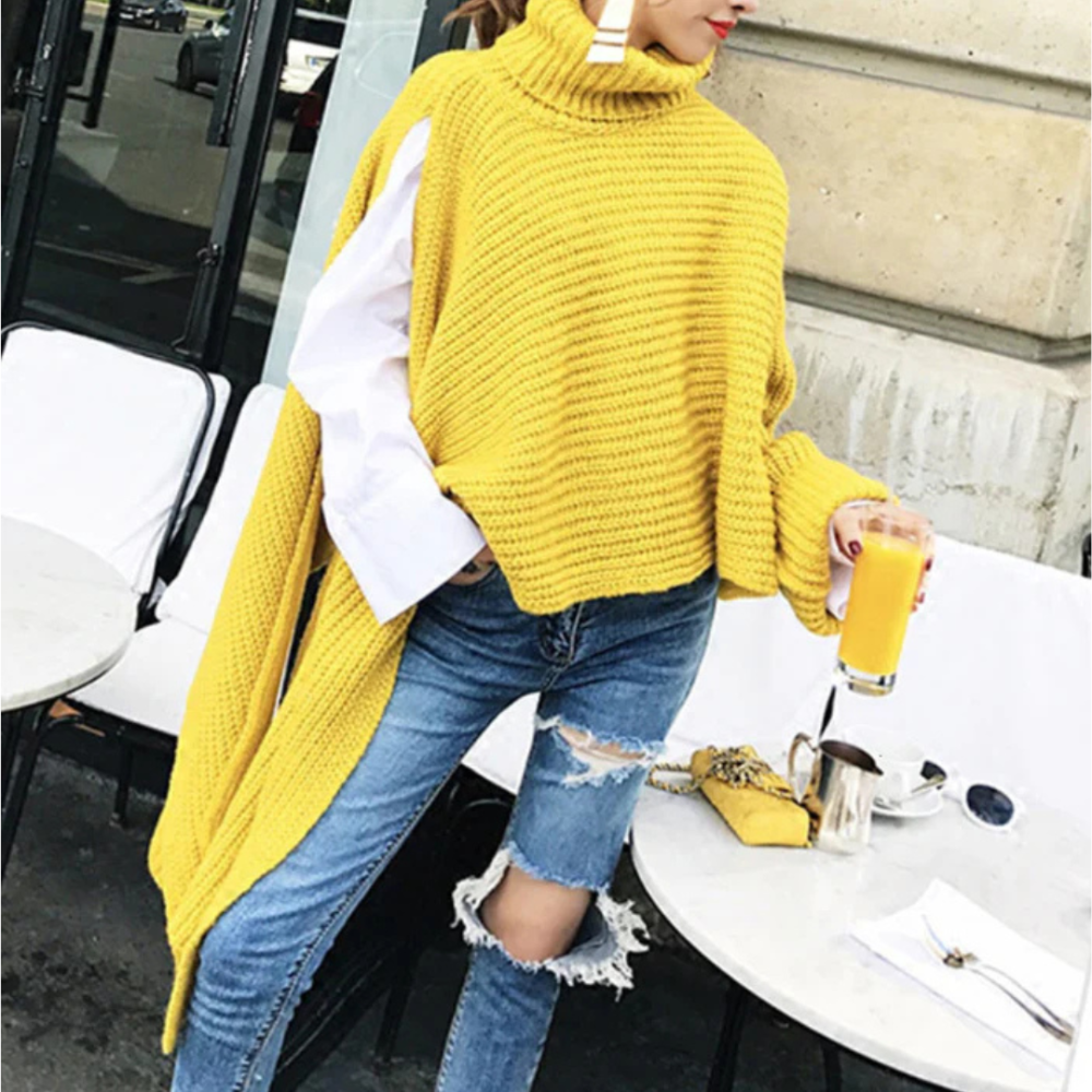 Bini | Elegant Knitted Turtleneck Sweater for Women
