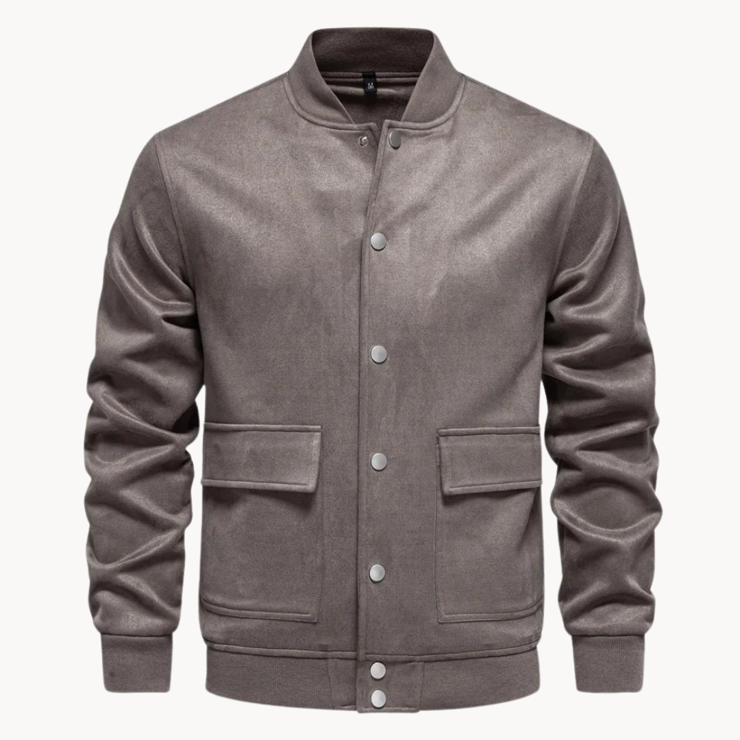 Thiago | Elégante veste bombardier en daim pour un look branché