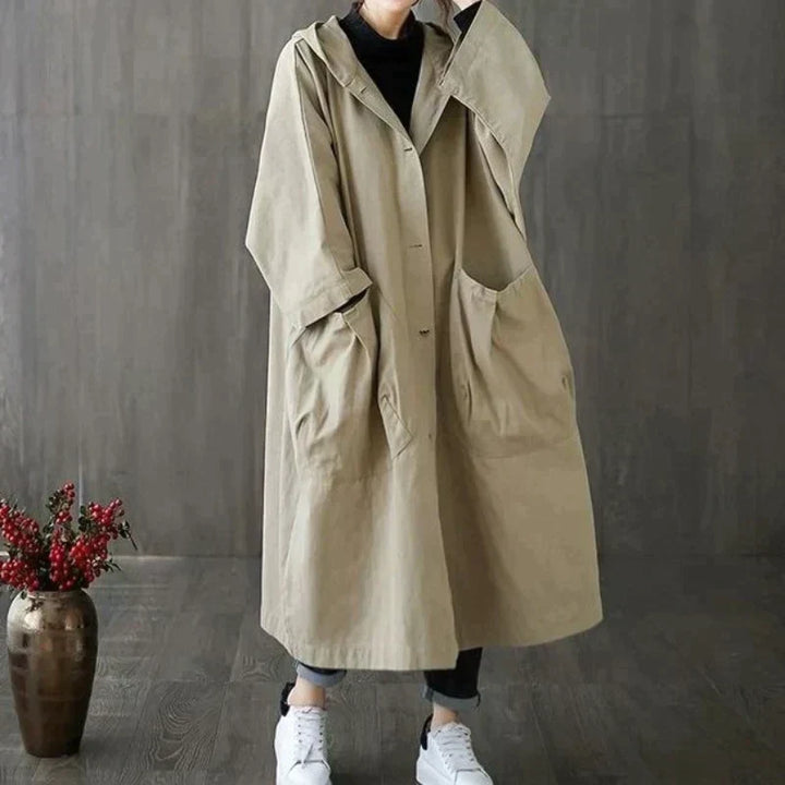 Trench-coat surdimensionné Chic Greta pour une élégance sans faille