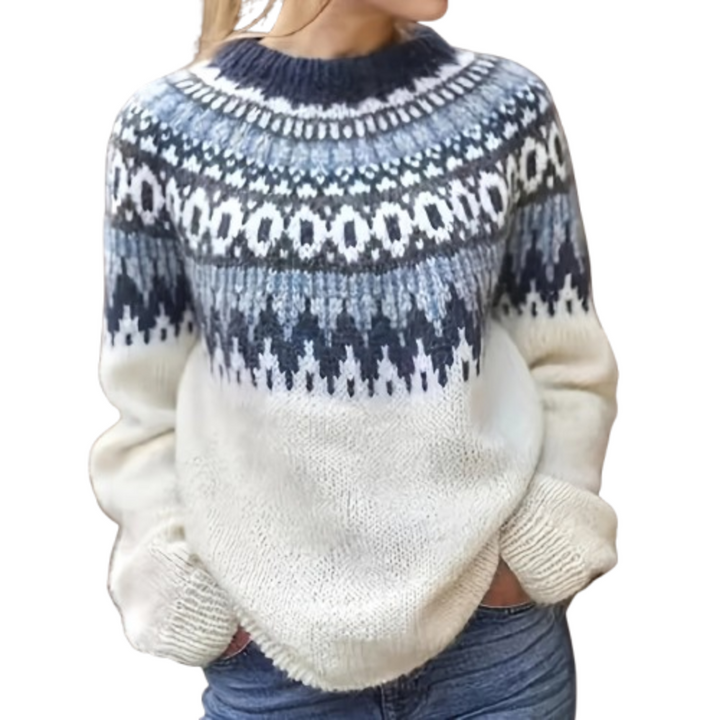 Magda | Pull élégant à col montant pour femmes