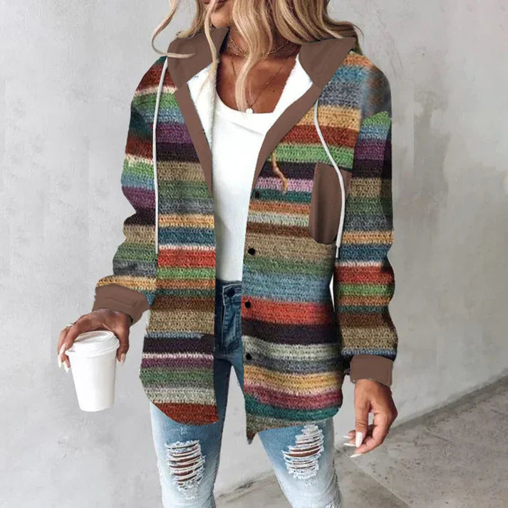 Fabia - Sweat à capuche tendance et confortable pour un printemps à la mode