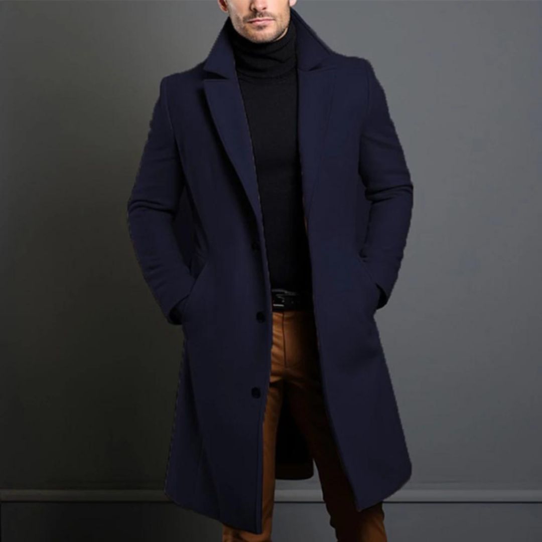 Trench-coat en laine Niels : élégance et chaleur intemporelles
