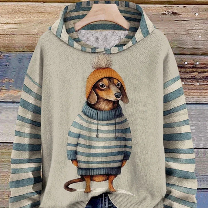 Leonora Women's Striped Hoodie : L'essentiel pour l'hiver !