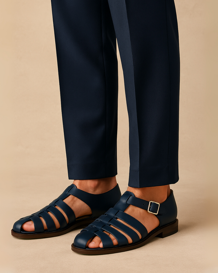 Renaud – Sandale Fermée à Boucle Élégante – Confort et Style Chic