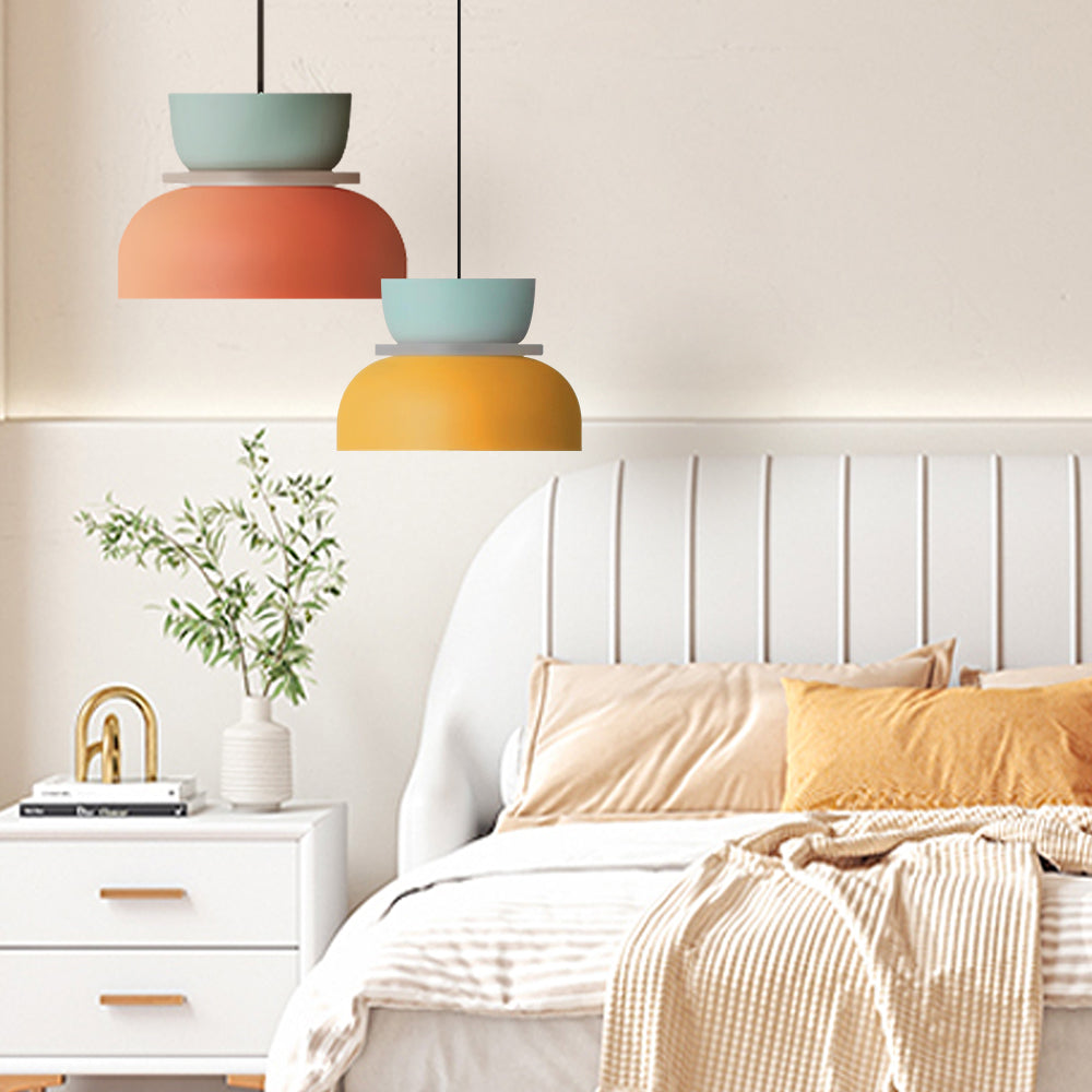 Lampe suspendue de style scandinave Dulcy Colour Block