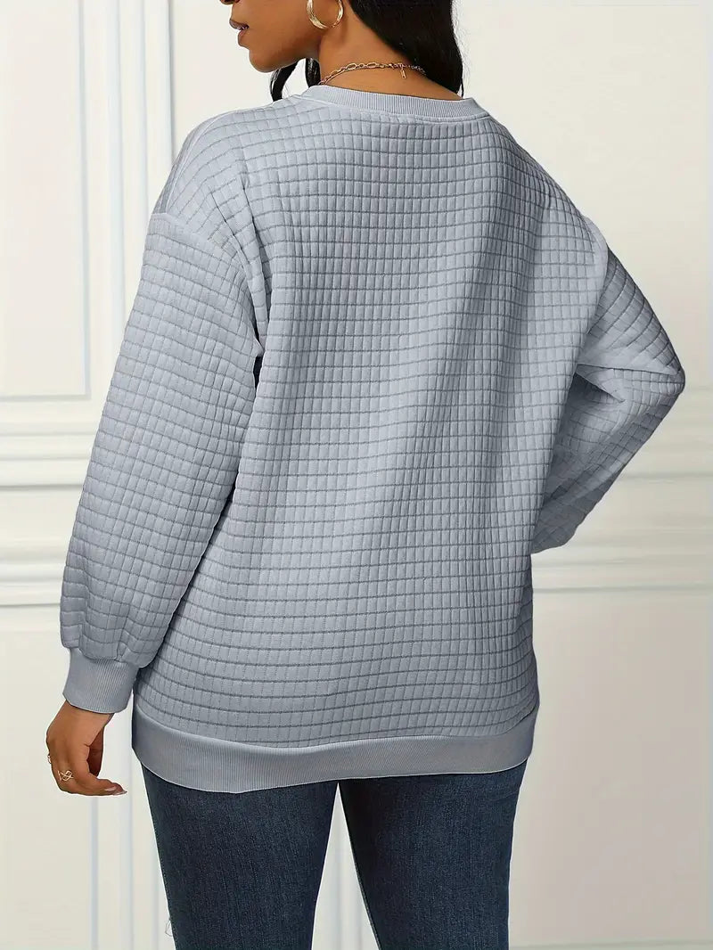 Galadriel - Pull gaufré élégant et confortable pour femmes
