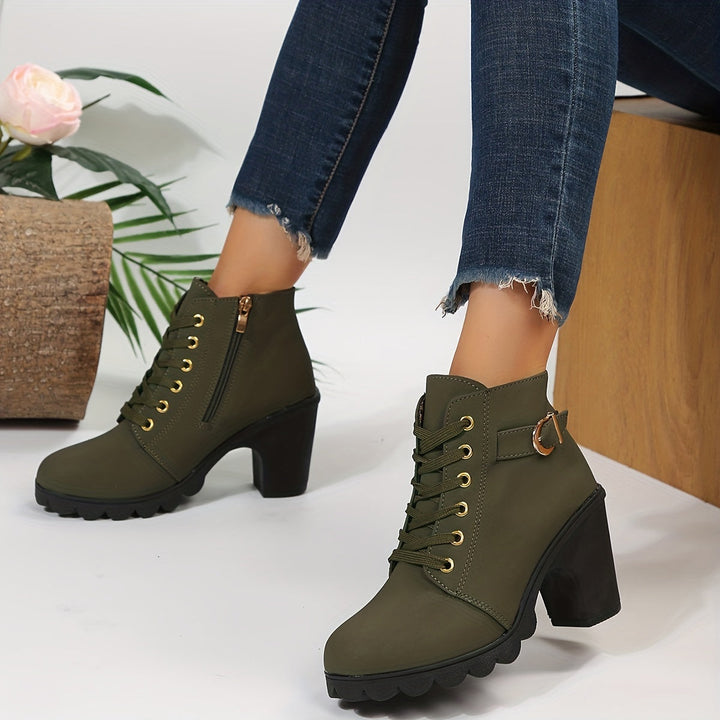 Ruthalia - Bottes à talons élégantes pour femmes