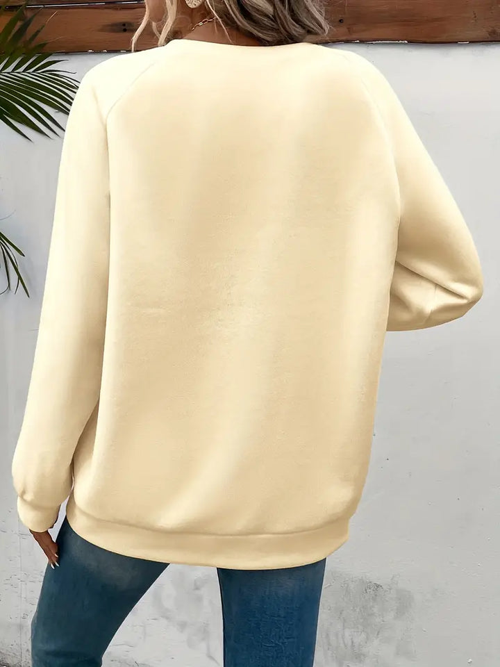 Jasmine - Pull élégant avec imprimé cœur tendance
