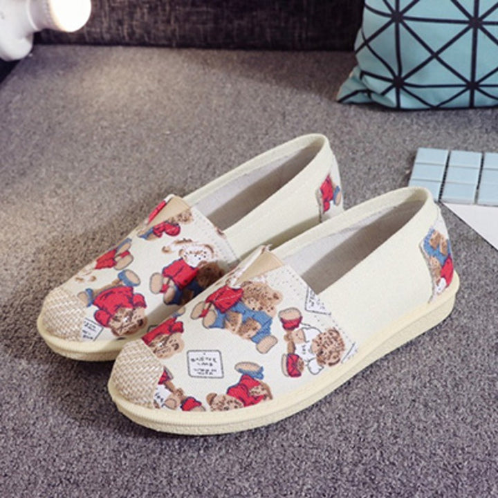 Eline | Espadrilles élégantes à rayures contrastées tendance